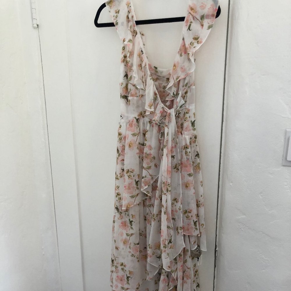 White/Pink Floral Dress